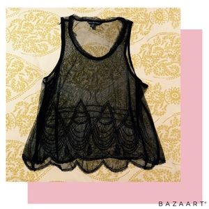 Sequined American Eagle Tank